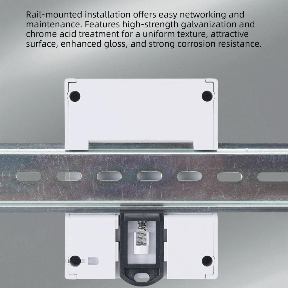 High-precision 3-Phase DIN-Rail Energy Meter LCD Display 4-Wire KWh Meter Commercial Plaza