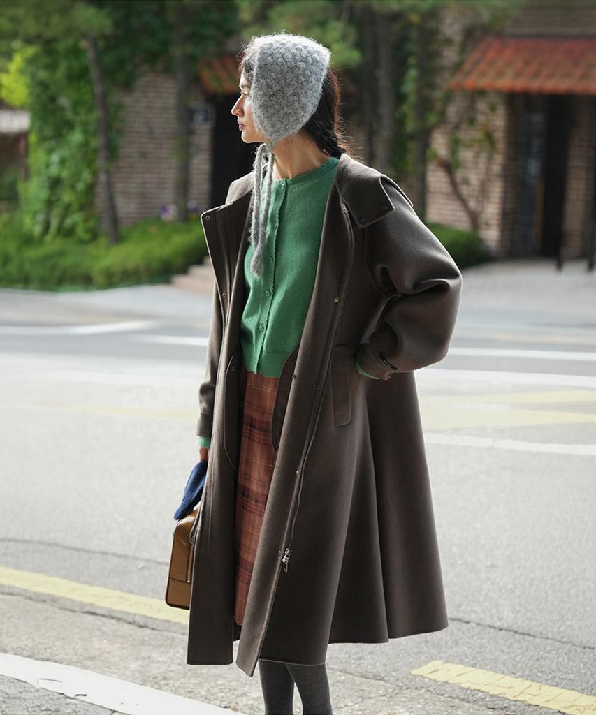 Themilui Blea Handmade Coat (Khaki Brown)