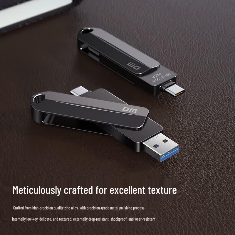 DM US580 USB 3.2 Type-C Металлический SSD Флеш-накопитель