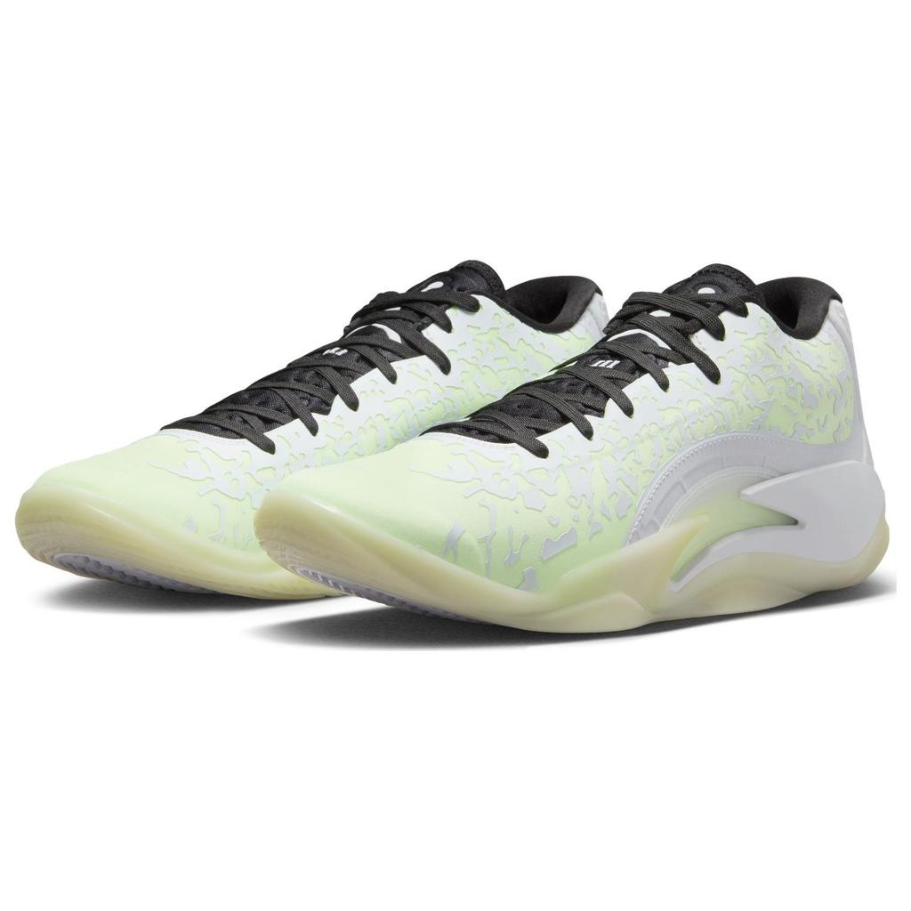 Air Jordan Zion 3 PF Без кишок Мужские кроссовки Белый Черный Едва-заметный вольт DR0676-110