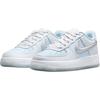 Nike Air Force 1 Low GS Pure Platinum Glacier Blue Kids Sneakers Metallic-Silver HQ3249-043
