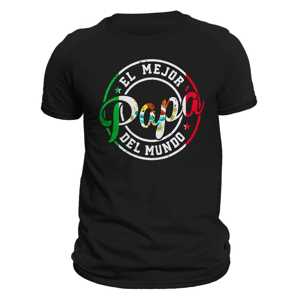 El Mejor Papa Del Mundo Mexican Flag Fathers Day Dia Del Padre T-Shirt and kids tshirt