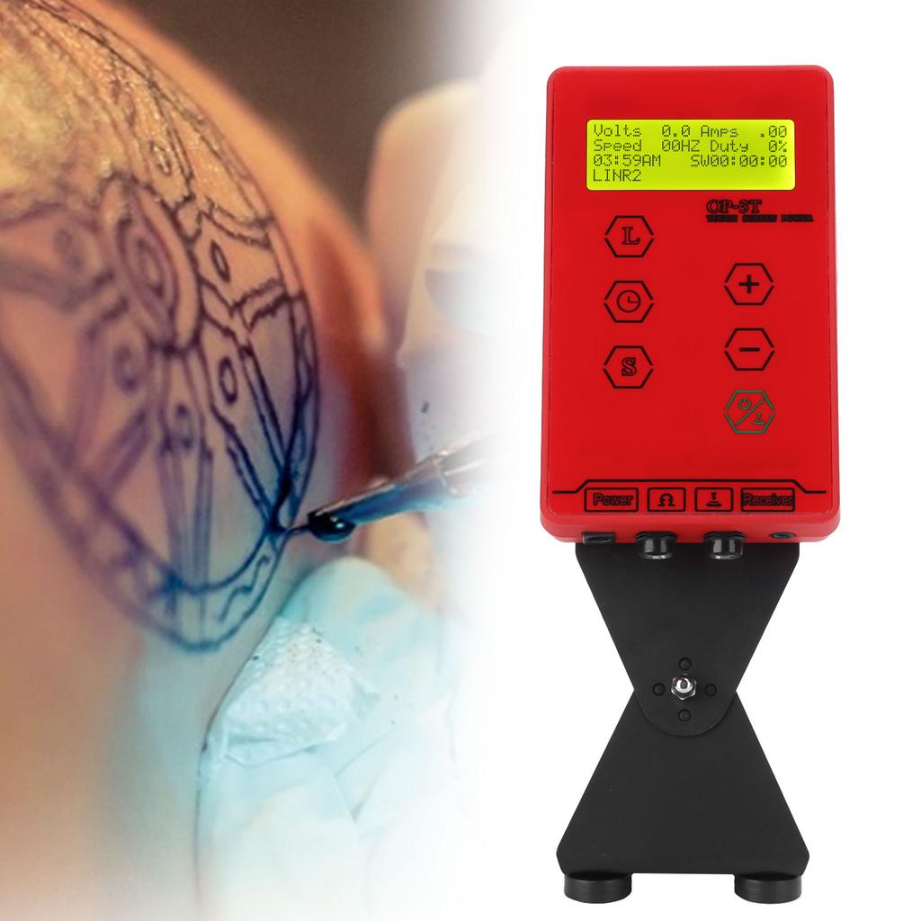 Многофункциональный блок питания для тату-машинки с ЖК-дисплеем и двумя моделями