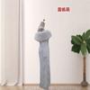 Export Sexy Shoulder Hairy Lace Slim Long Sleeves and Ground Fish Tail Party Annual Meeting Dress Dress Dress