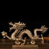 Китайская статуя фэншуй, скульптура дракона из смолы, сокровища для весенних фестивалей