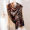 Women Luxury Winter Scarf New Cashmere Scarves Thick Warm Blanket Shawls Wraps Fashion Leopard Foulard Bufanda Echarpe