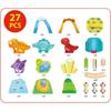 Hape Dinosaur Storage Railway Set Wooden Toy for Ages 1.5 and Up
