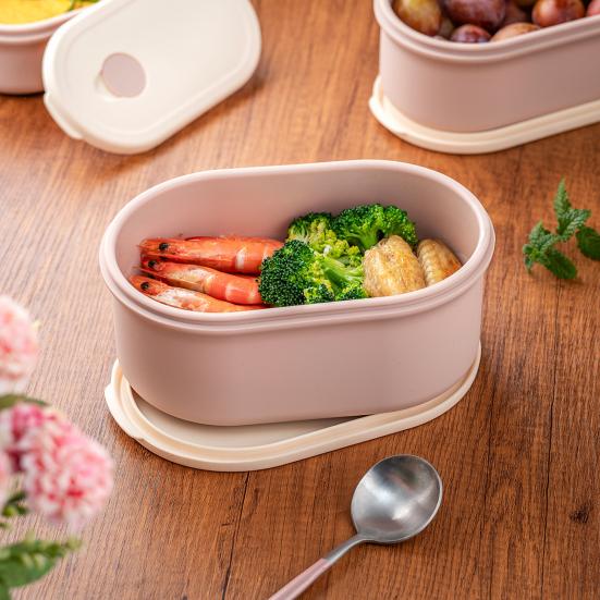 3 шт. силиконовый ланч-бокс с крышками, герметичный бенто-бокс, многоразовые контейнеры для хранения продуктов, штабелируемые контейнеры для приготовления пищи для пикника на открытом воздухе