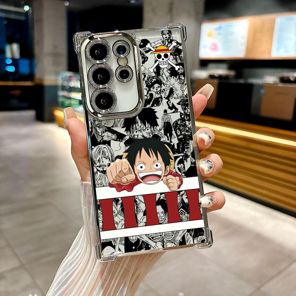 Чехол для телефона Samsung S26 Ultra с персонажами аниме One Piece - Зоро, Шанкс. Чехол для Samsung S26 S25 S24 S23 S21 Ultra S20 FE S25 Plus