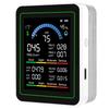 10-в-1 Детектор качества воздуха CO2 TVOC HCHO PM2.5 PM10 PM0.3 Портативный измеритель качества воздуха для дома