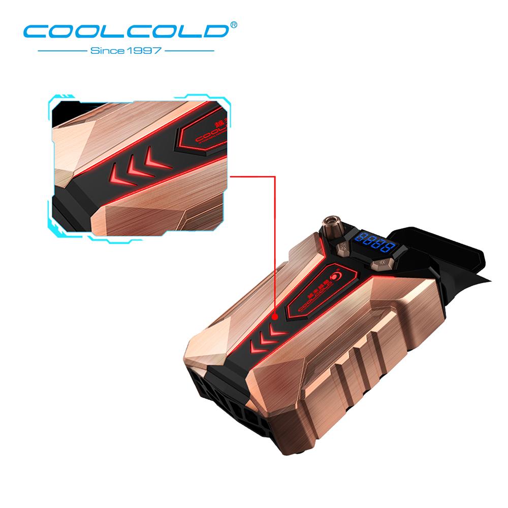 Портативный кулер для ноутбука COOLCOLD, мощное быстрое охлаждение и питание от USB, поддержка различных размеров от 14 до 17 дюймов