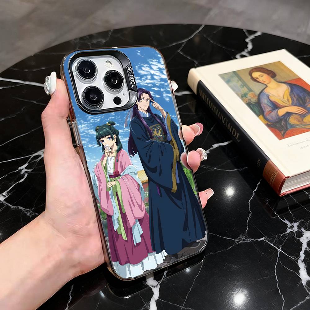 A-Apothecary D-Diaries Jinshi-adj Чехол для телефона для iPhone 17,16,15,14,13,12,11 Plus,Pro Max,XS,Разноцветный Серебристо-Черный Чехол