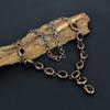 Black Spinel Gemstone Jewelry Handmade Copper Electroformed Jewelry Necklace For Her