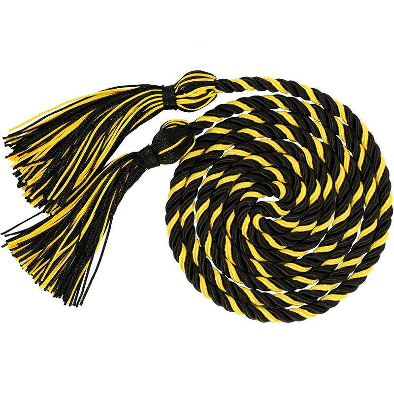 170CM Graduation Honor Cord Double Fringe Tassels Long Rope for Academic Ceremony Student Outfit Party Accessory