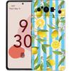 Ретро Фрукты лимон Для Google Pixel 8 Pro Чехол для телефона Pixel 9 Pro XL TPU Чехол Pixel 8 Pro 8A 7A 7 6A 6 Pro Мягкая Черная Крышка