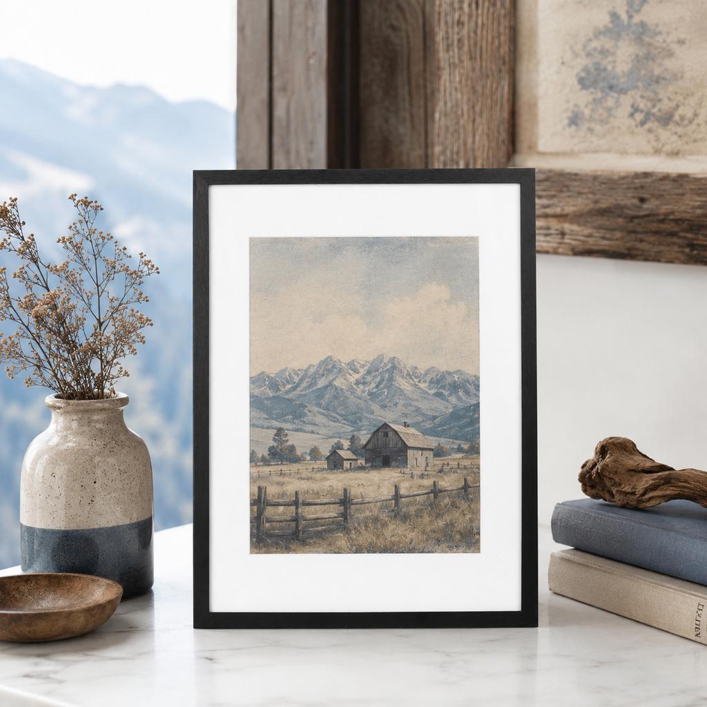 Solid Colour MDF Picture Frame Multi-Size Ready Stock Photo Frame for Living Room Bedroom Display