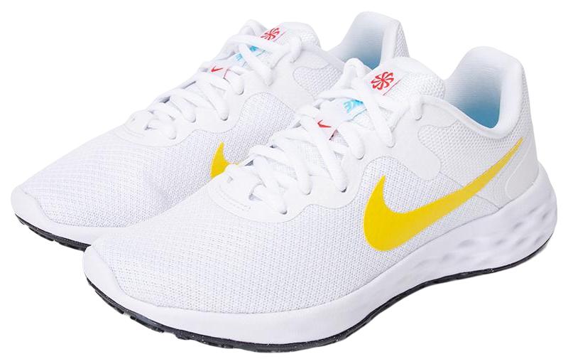 Nike Revolution 6 Next Nature 'White Opti Yellow' Женские DC3729-105
