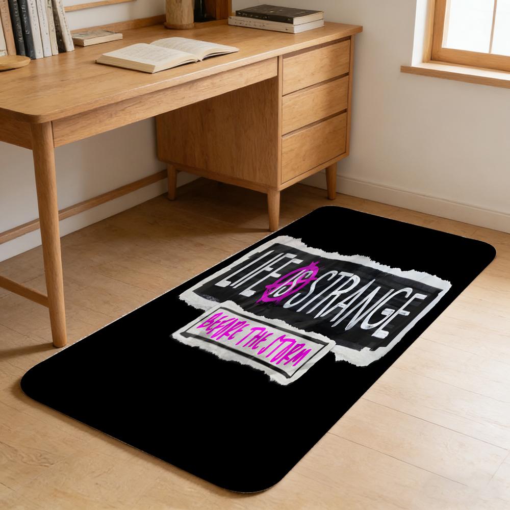 game L-Life Is Strange Before the Storm Floor Mat Flannel Door Mat Non-Slip Absorbent Washable Indoor Home Rug