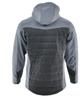 Men's hybrid winter softshell insulated work jacket - Comfort Winter SARA S Petrol-Black