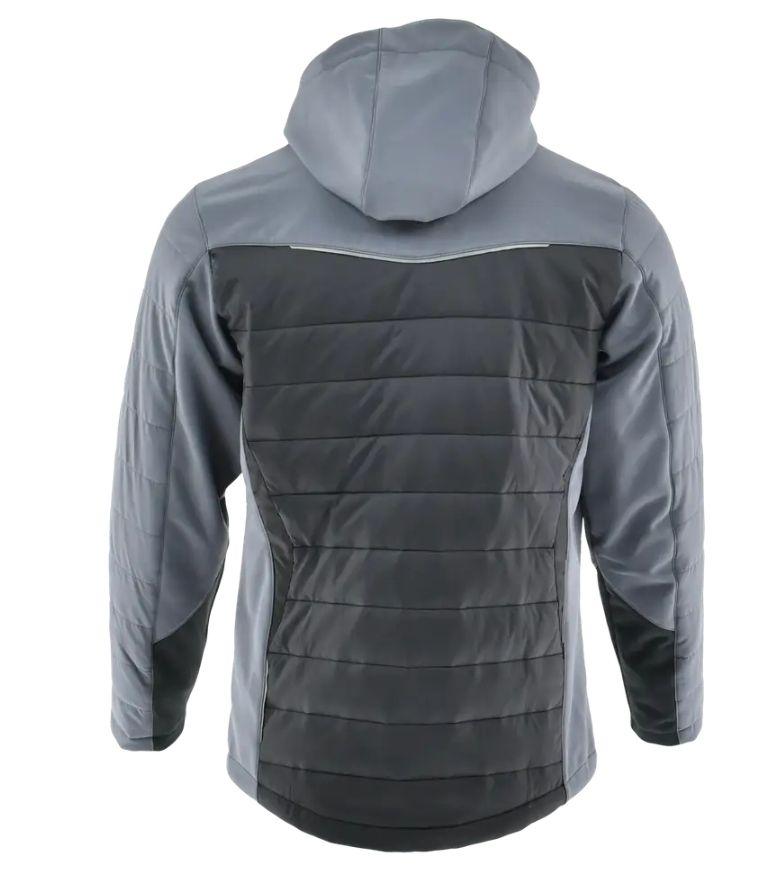 Men's hybrid winter softshell insulated work jacket - Comfort Winter SARA S Petrol-Black