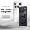 Полупрозрачный противоударный чехол для Nothing Phone 3 6,67 дюйма, ТПУ, матовая рамка, магнитная беспроводная зарядка, задняя крышка из твердого пластика