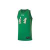 Basketball Series Liaoning Team Logo Print Round Neck Basketball Vest Men Tops Wild-Green AAYR503-1