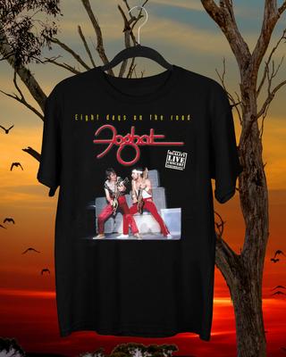 Foghat – Восемь Дней в Дороге Полноразмерная S–5XL Подарок для Фаната Унисекс Футболка
