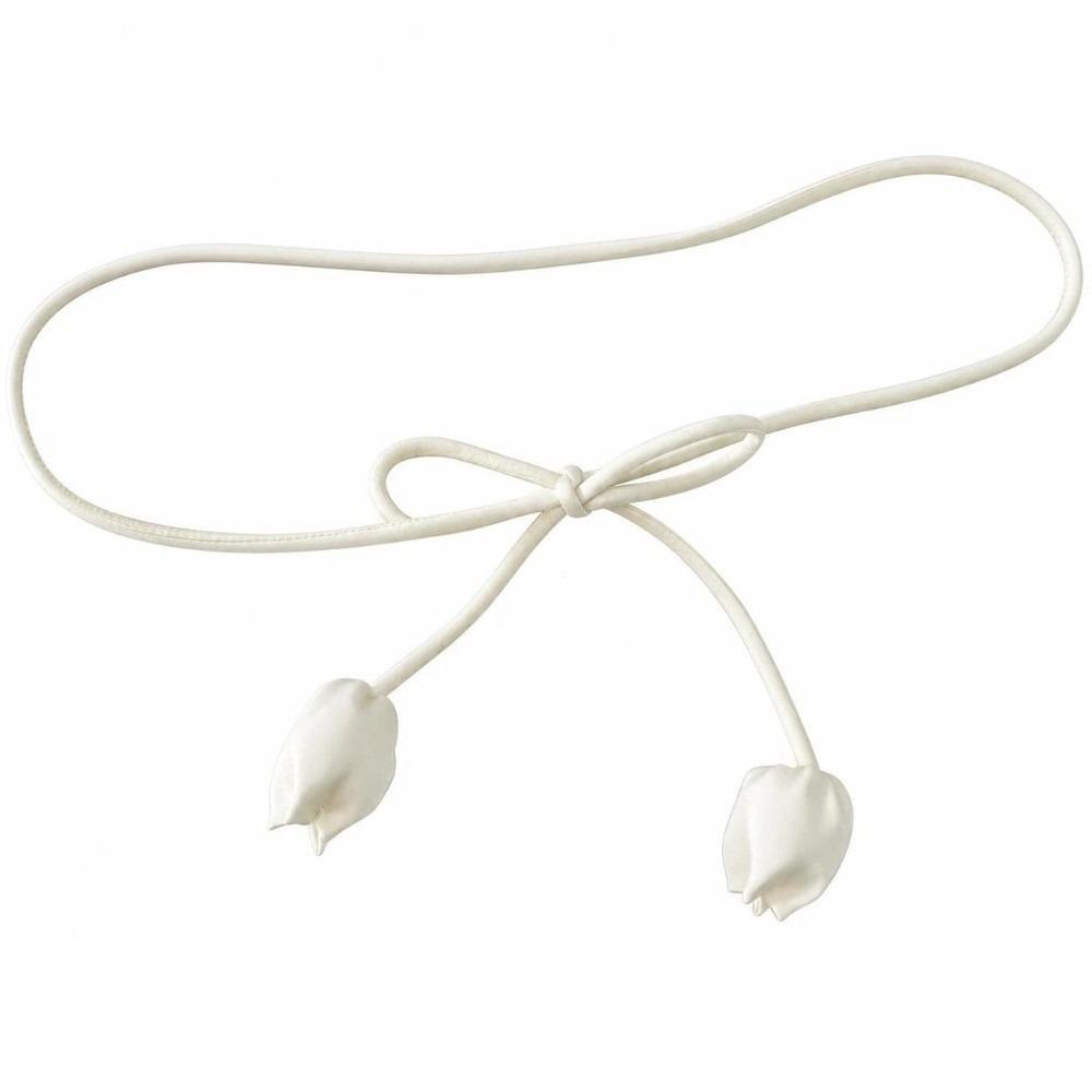 Soft Fabric Dress Belt Cloth Tulip String Waist Chain Unique Waist Belt Female Wear