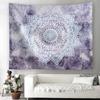 Gradient Mandala Digital Printed Wall Polyester Tapestry Home Living Room Decoration Outdoor Picnic