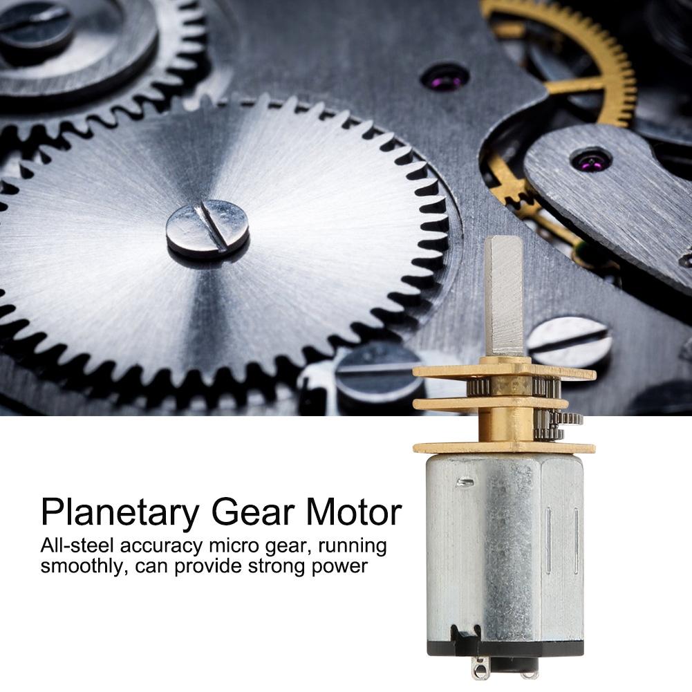 6mm Gearbox Motor All Metal Structure Low Noise High Torsion 300RPm 400RPm 500RPM DC6V