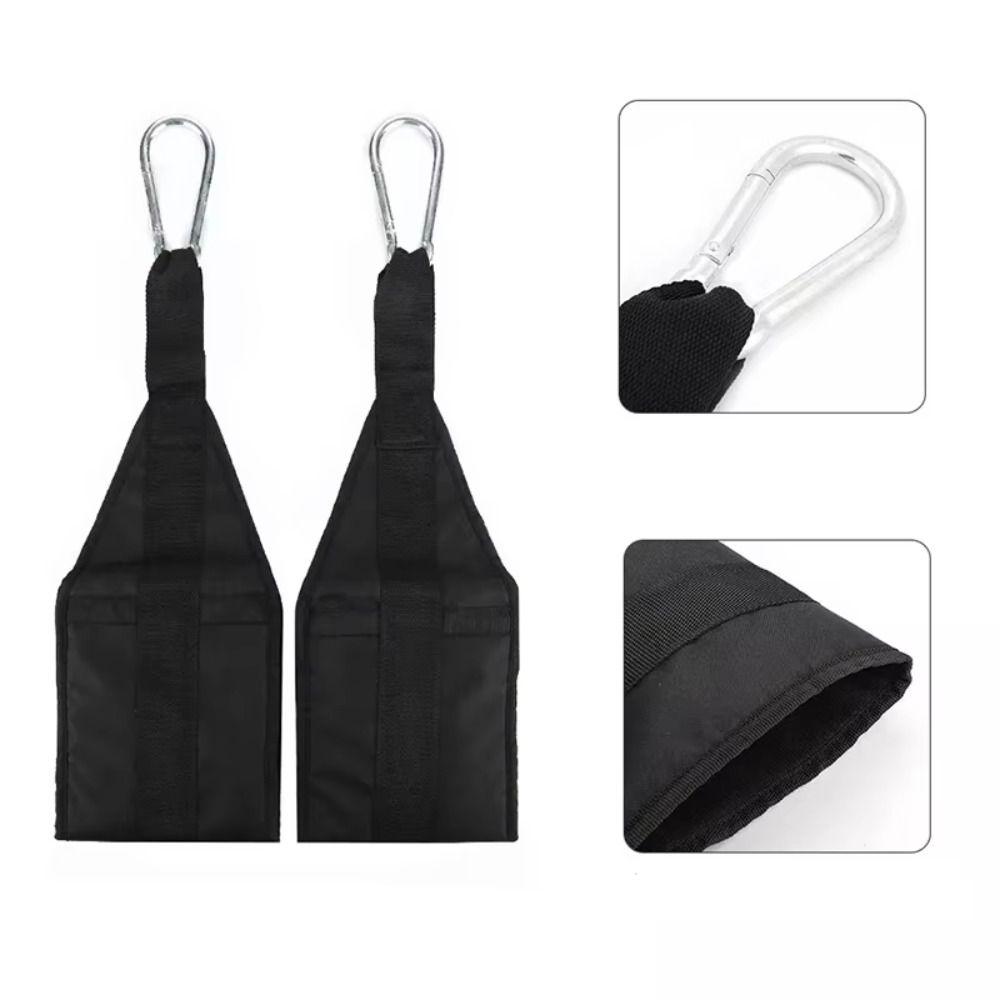 Suspension Workout Support Belt Hanging Leg Raiser Pull Up Ab Straps Abdominal Muscle