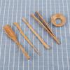 5 pcs set Portable Tools Tea Accessories Bamboo Material Tea Shovel Tea Leaks  Chinese Gongfu Tea