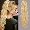 Synthetic Long Wavy Drawstring Ponytail Hair Extensions Claw Ponytails Hair For Women Daily Use