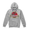 Jurassic Park Unisex Adult Distressed Logo Hoodie