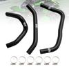 Silicone Radiator Coolant Hose Kit For Kawasaki ZX4R ZX-4RR 2023-2024 Black