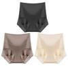 High Waist Butt Lifter Briefs Silk Seamless Shapewear Fashion Tummy Control Underwear  Women