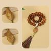 Multi Size Bodhi Root Handheld Bracelet Hand Strung Carved Decor Ethnic Style Loose Pack Decorative Hand String