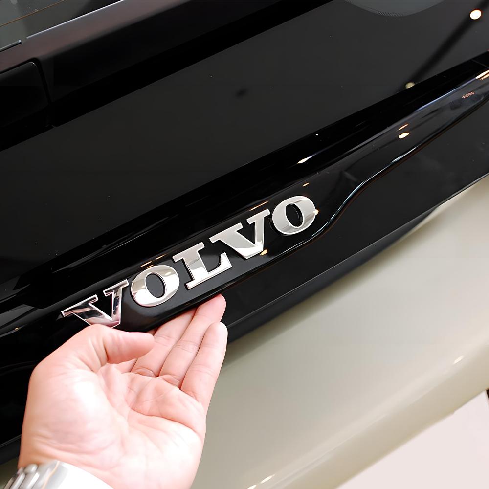 3D АБС Пластик Логотип-Буквы на Капот Автомобиля Volvo Значок Наклейка на Задний Багажник Аксессуары Для Volvo Rdesign XC60 XC90 V40 V50 V60 S60 S40