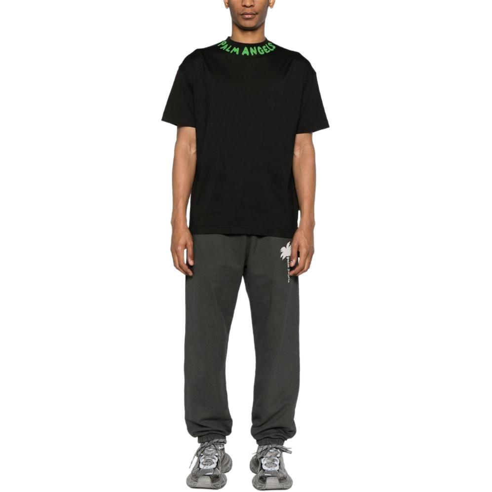 PALM ANGELS Seasonal Logo T Shirt Men's PMAA072S24JER0021070