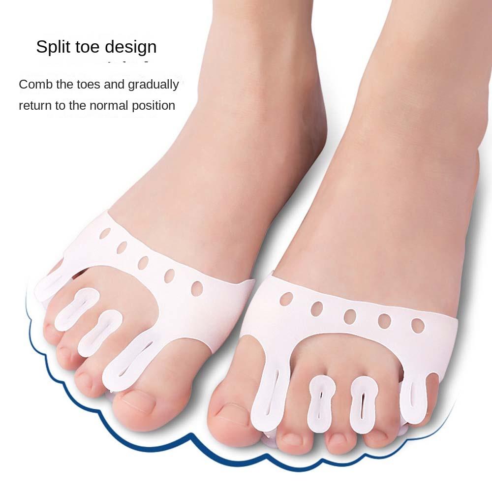 Стельки Корректор вальгусной деформации стопы Выпрямитель для пальцев ног Регулятор вальгусной деформации большого пальца Подушечки для передней части стопы Разделители пальцев