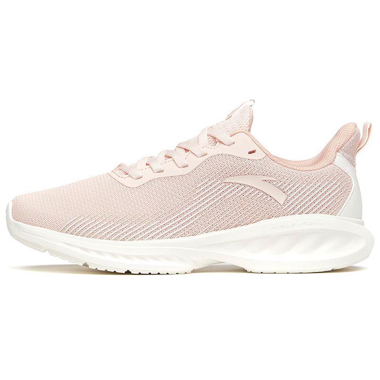 Anta Running Series Casual Shock Absorbing Non-Slip Wear-Resistant Low-Top Running Shoes Women Sneakers Pink White 122135568-3