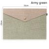 Students Simple Elegant Canvas Felt File Briefcase Document Bag Paper Holder File Folder