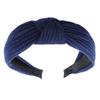 Knotted Headband for Women Fashion Knitted Fabric Hairhoop High Skull Wide Headband for Face Washing and Daily Skincare