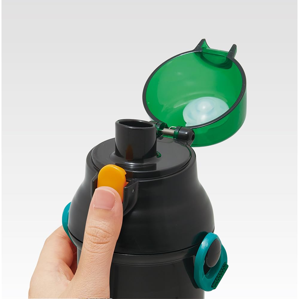 Skater Ania Kingdom Water Bottle, 480ml, for Kids, Made of Child-Friendly Plastic, Lightweight, Made In Japan, PSB5SANAG-A