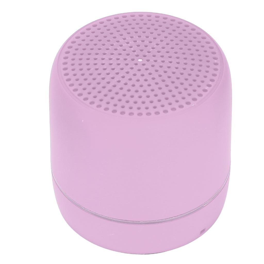 Портативная Bluetooth5.0 колонка Bass Stereo 280Гц-16кГц Мини дорожная колонка для улицыРозовая