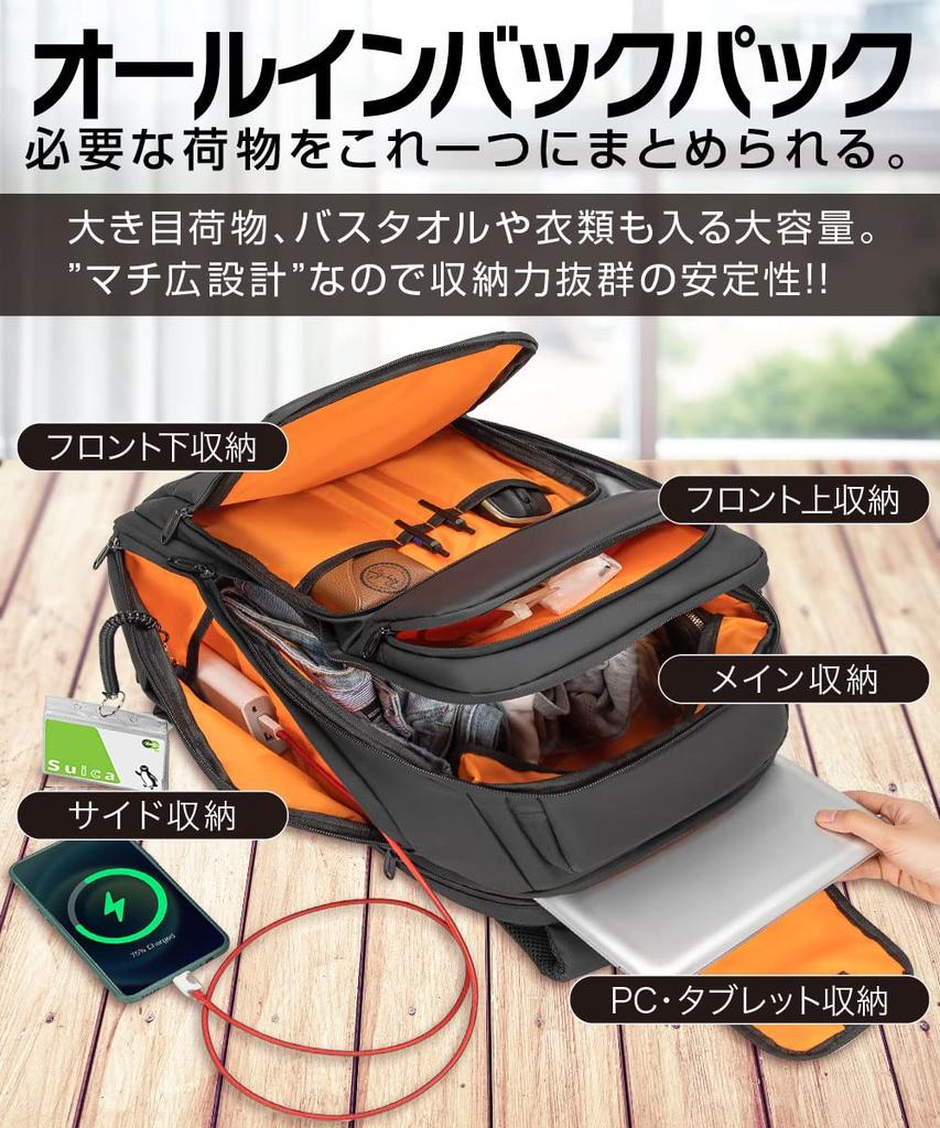 Бизнес-ланч квадратный большой ПК для бизнеса USB зарядка предотвращает деформацию [ABIBA] рюкзак, мужской рюкзак, сумка, рюкзак, емкость, рюкзак,