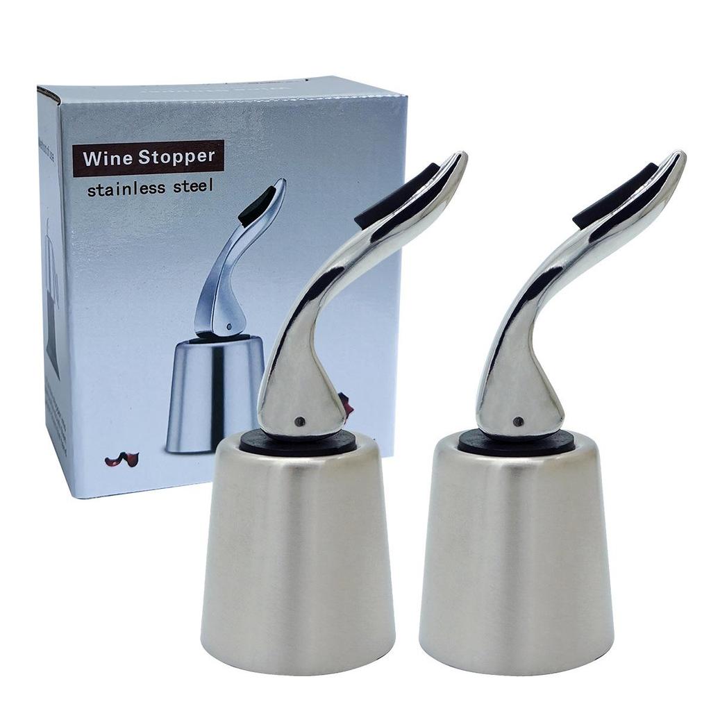 Stainless Steel Wine Preservation Stopper - Creative Champagne and Red Wine Seal