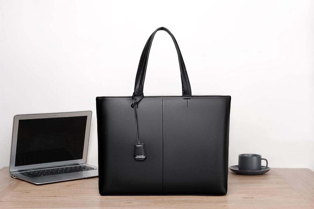 Сумка-тоут для бизнеса, большая, удобная для делового подарка [FSD.WG], мужская сумка, кожаная, вместимость, элегантная, простая, прочная, уход, поездка, поездка на работу, путешествие,