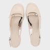 Fashion Round Toe Buckle Back Strap Women Sandals High Quality Patent Leather Hoof Heel Mary Jane Shoes Fashion Comfort Plus Size Shoes