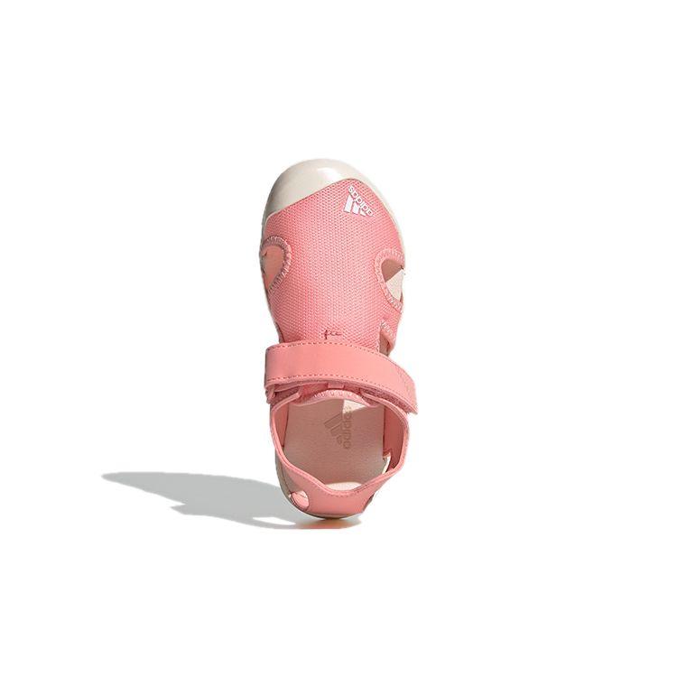 Adidas Terrex Captain Toey K Velcro Уличные плоские простые спортивные детские сандалии Детские сандалии Розовый EF2244